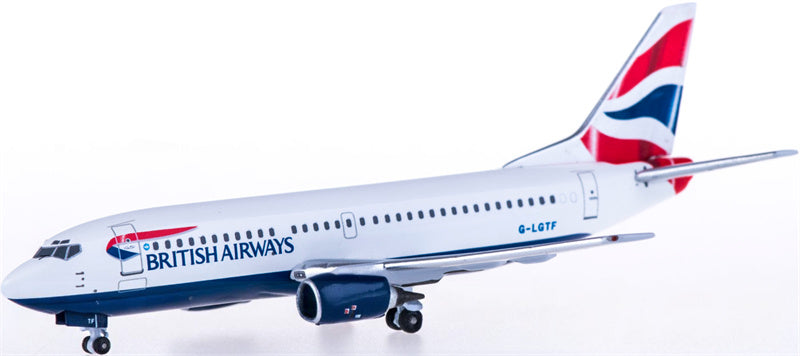 AeroClassics British Airways for Boeing 737-300 G-LGTF 1:400 Airplane Pre-built Airliner Model Display