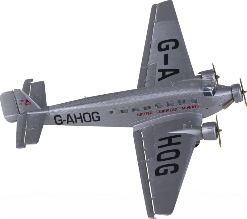 Herpa BEA for Junkers Ju 52 G-AHOG 1:160 Aircraft Pre-built Airliner Model Display