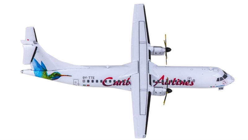 JC Wings Caribbean Airlines ATR-72-600 9Y-TTE 1:400 Diecast Model view 4