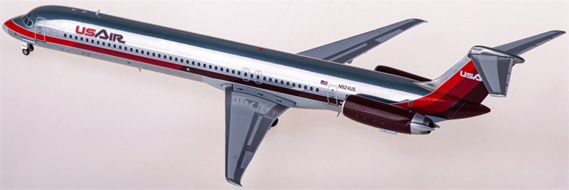 Geminijets USAir for McDonnell Douglas MD-80 N824US 1:200 Aircraft Pre-built Airliner Model Display