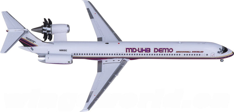JC Wings for McDonnell Douglas MD-81 N980DC 1:400 Airplane Pre-built Airliner Model Display