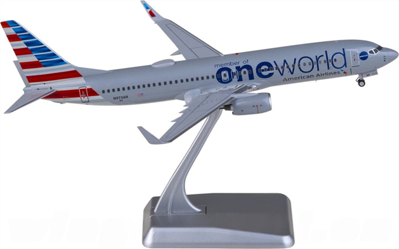 NG Models American Airlines for Boeing 737-800 N973AN 1:200 Airplane Pre-built Airliner Model Display