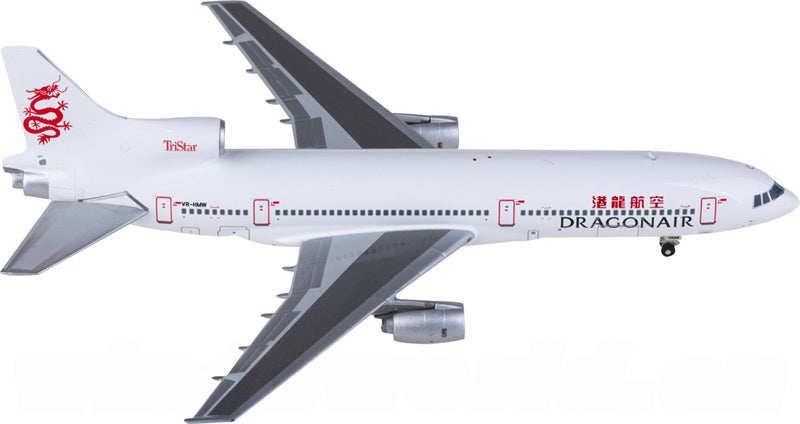 JC Wings Dragonair for Lockheed L-1011 VR-HMW 1:400 Aircraft Pre-built Airliner Model Display