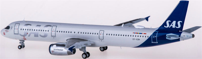 JC Wings SAS Airbus A321 OY-KBH 1:400 Diecast Model view 4