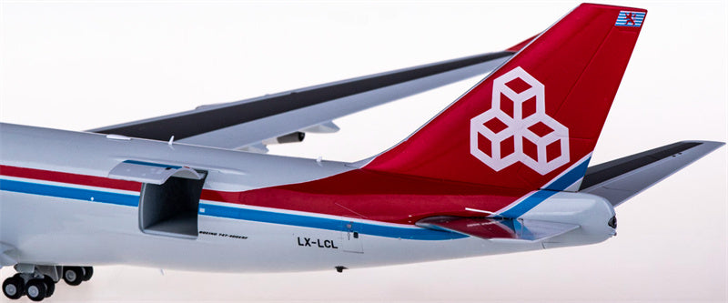 Geminijets Cargolux Boeing 747-400ERF LX-LXL Interactive Series 1:200 Diecast Model view 5