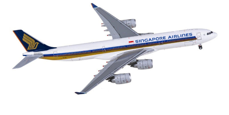 Hxmodels Singapore Airlines for Airbus A340-500 9V-SGE 1:400 Aircraft Pre-built Airliner Model Display