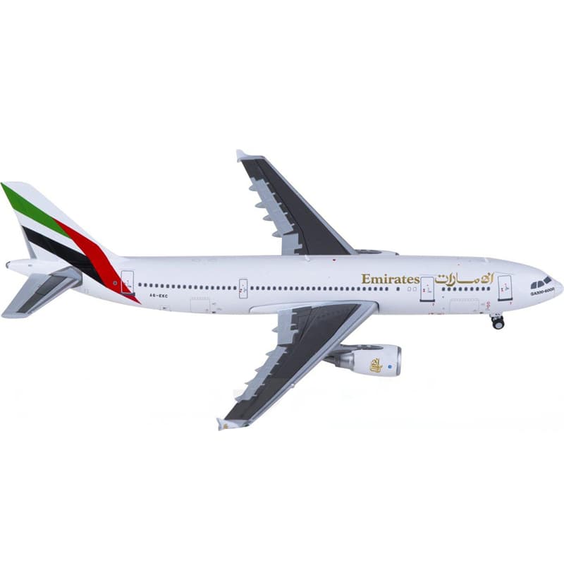 Geminijets Emirates Airbus A300B4-600R A6-EKC 1:400 Aircraft Pre-built Airliner Model Display