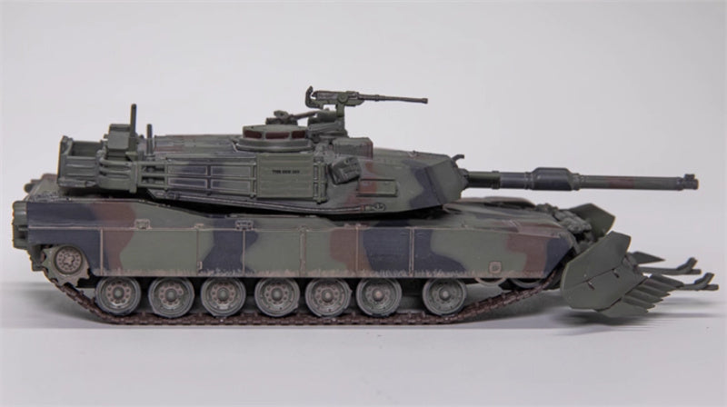 Dragon US M1A2SEP Abrams main battle tank with minesweeper mode 1:72 Tank Pre-built Model