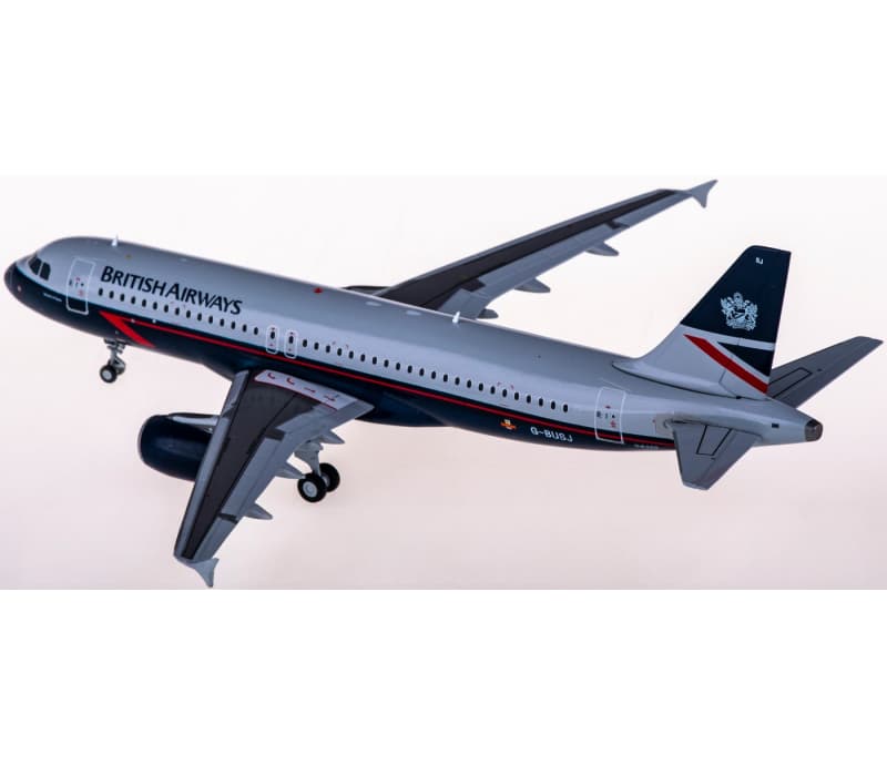 JC Wings British Airways Airbus A320 G-BUSJ 1:200 Aircraft Pre-built Airliner Model Display