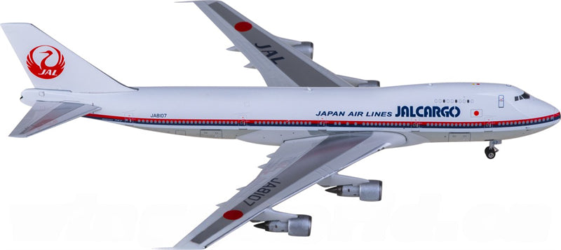 Phoenix Japan Airlines for Boeing 747-100SF JA8107 1:400 Airplane Pre-built Airliner Model Display