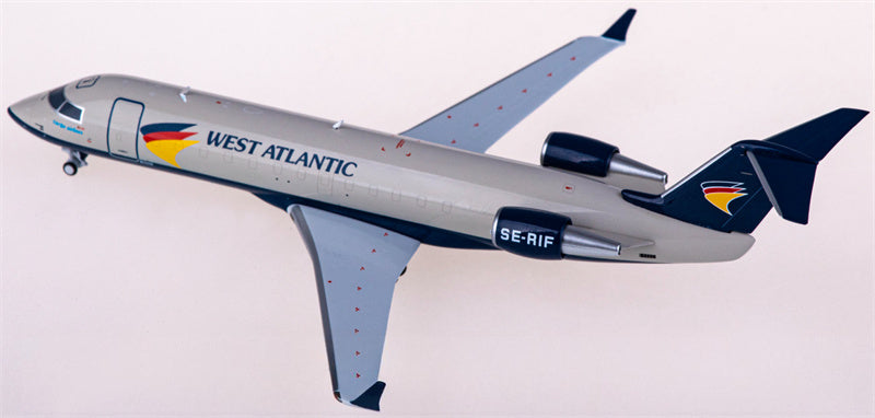NG Models West Atlantic for Bombardier CRJ200PF SE-RIF 1:200 Airplane Pre-built Airliner Model Display