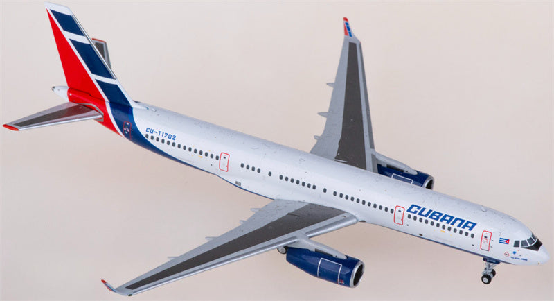 NG Models Cubana for Tupolev TU-204-100E CU-T1702 1:400 Airplane Pre-built Airliner Model Display