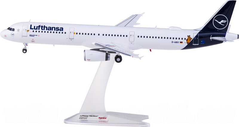 Herpa Lufthansa Airbus A321 D-AIRY 1:200 ABS Model view 2