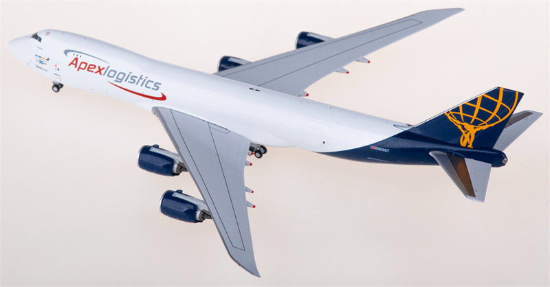 NG Models Atlas Air/ Apex logistic Boeing 747-8F N863GT 1:400 Diecast Model view 4