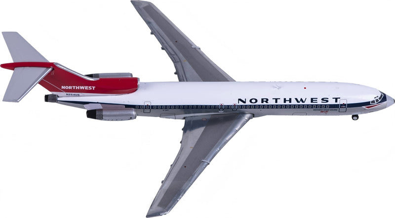 Geminijets 1:400 Northwest Orient Airlines Boeing 727-200 N254US DIECAST Model