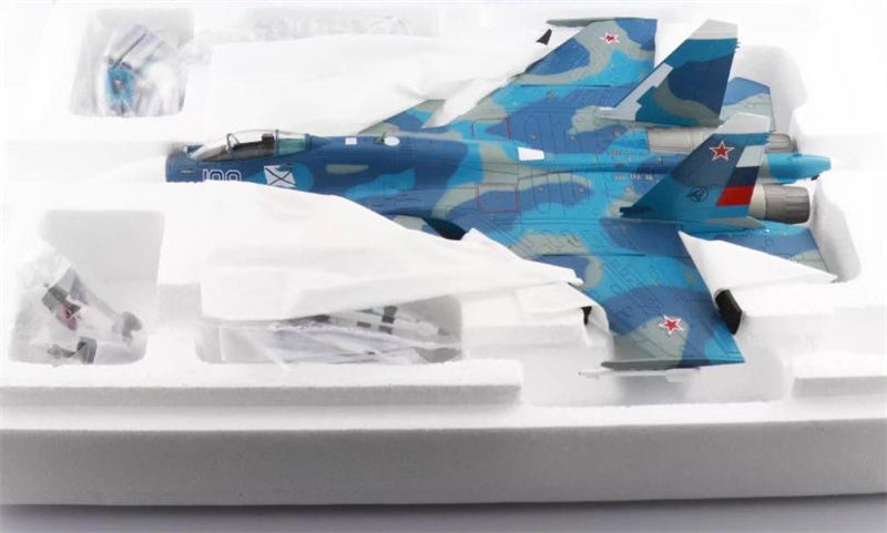 HOBBY MASTER Su-27K Sea Flanker Bort 109 aircraft carrier Admiral Kuznetsov Mediterranean Sea 1996 (with KH-41 Moskit missile) 1:72 Airplane Pre-built Model
