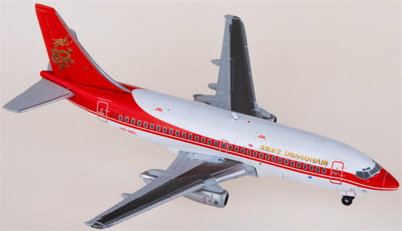 JC Wings Dragonair Boeing 737-200 VR-HYL 1:400 Diecast Model view 4