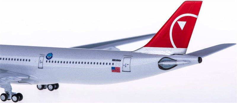 AeroClassics Northwest Airlines Airbus A330-300 N808NW 1:400 Diecast Model view 5
