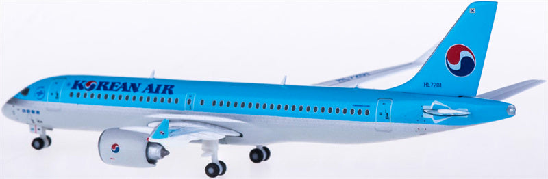JC Wings Korean Air for Bombardier CS300 HL7201 1:400 Airplane Pre-built Airliner Model Display
