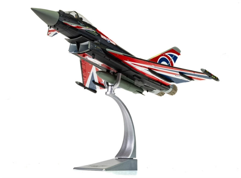 CORGI Eurofighter Typhoon FGR4 Blackjack RAF Coningsby 2022 RAF Typhoon Display 1:48 Airplane Pre-built Model