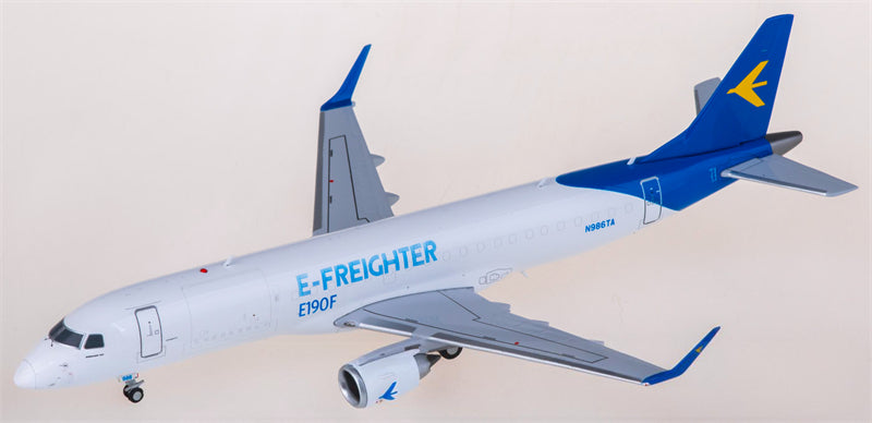 JC Wings E-Freighter for Embraer ERJ-190F N986TA 1:200 Airplane Pre-built Airliner Model Display