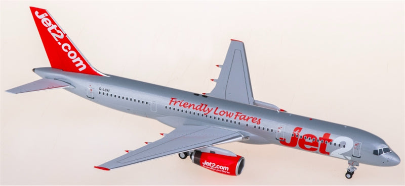NG Models Jet2 for Boeing 757-200 G-LSAI Friendly low Fares 1:200 Airplane Pre-built Airliner Model Display