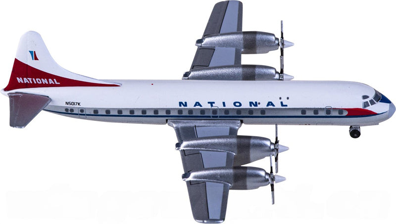 AeroClassics National Airlines for Lockheed L-188 for Electra N5017K 1:400 Airplane Pre-built Airliner Model Display