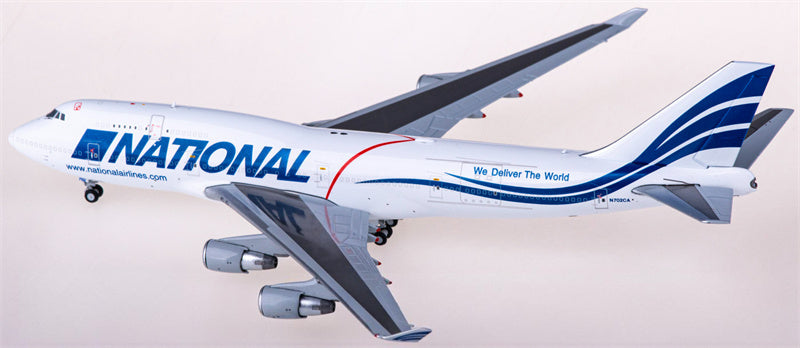 JC Wings National Airlines Boeing 747-400BCF N702CA 1:400 Diecast Model view 3