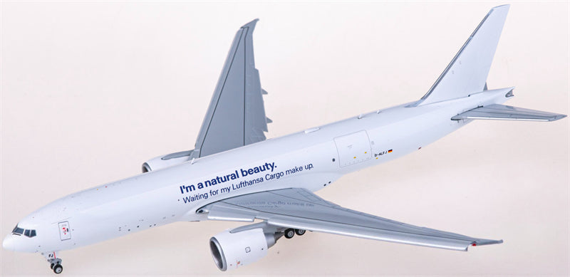 JC Wings Lufthansa Boeing 777-200LRF D-ALFJ Flaps Down 1:400 Diecast Model view 2