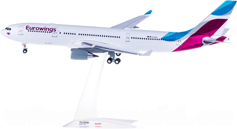 Herpa Eurowings for Airbus A330-200 D-AXGA 1:200 Aircraft Pre-built Airliner Model Display
