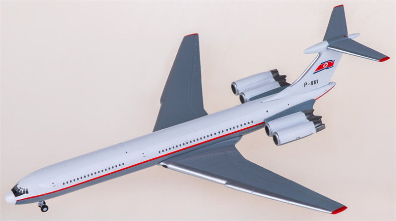 JC Wings Air Koryo Ilyushin IL-62M P-881 1:400 Diecast Model view 2