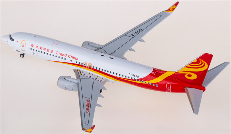 NG Models Grand China Air Boeing 737-800 B-5539 1:400 Diecast Model view 4