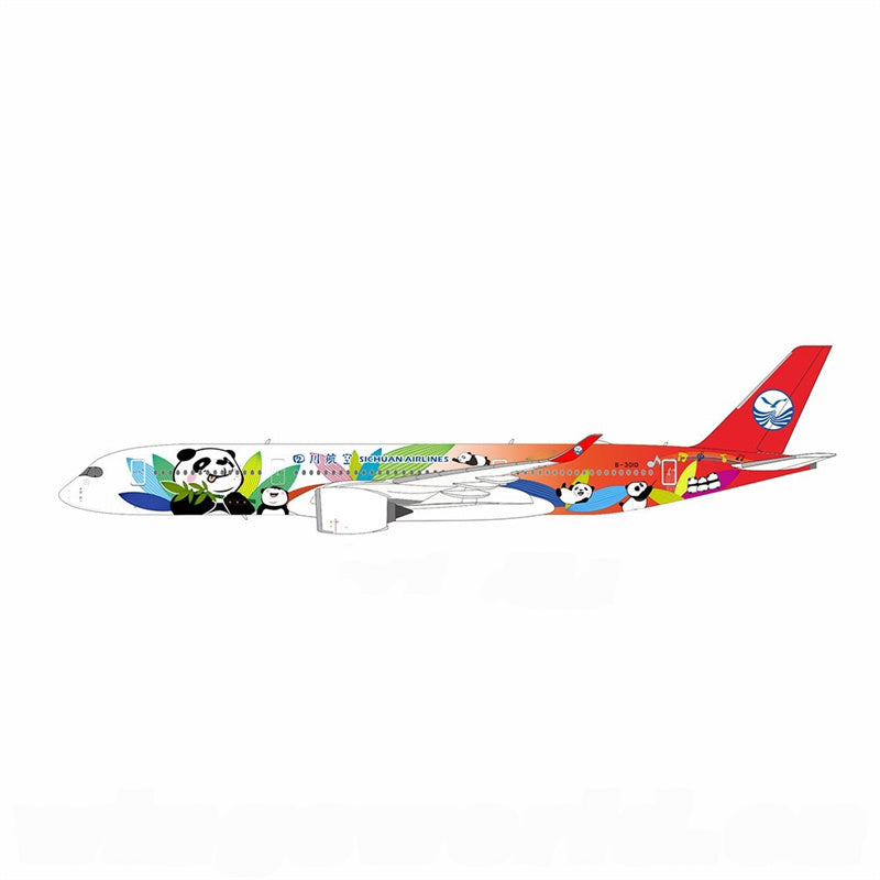 NG Models 1:400 Sichuan Airlines Airbus A350-900 B-301D Diecast Model view 1