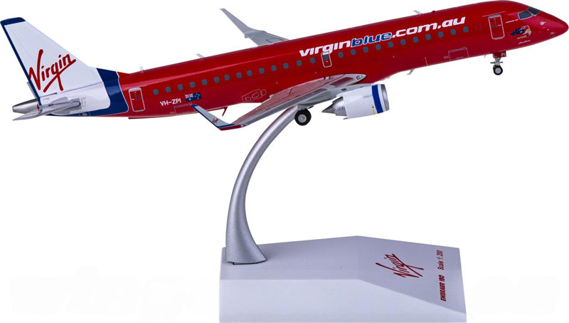 JC Wings Virgin Blue Airlines for Embraer ERJ-190 VH-ZPI 1:200 Airplane Pre-built Airliner Model Display