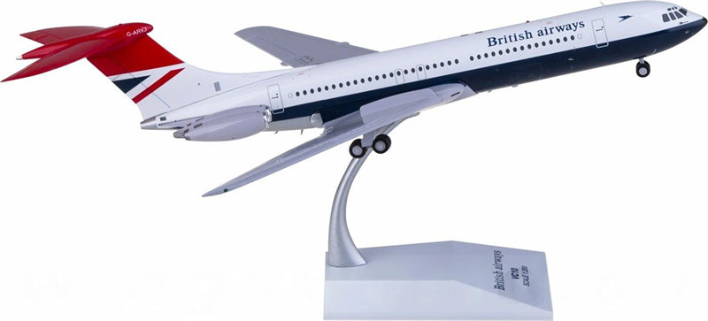 JC Wings British Airways for Vickers VC10 Srs1101 G-ARVJ 1:200 Airplane Pre-built Airliner Model Display