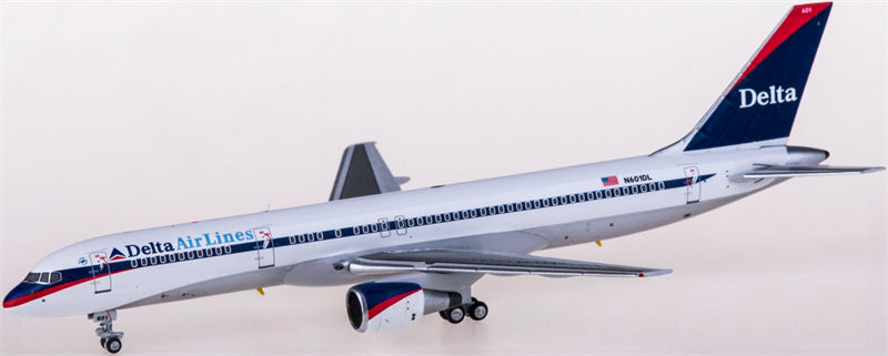NG Models Delta Air Lines for Boeing 757-200 N601DL 1:400 Airplane Pre-built Airliner Model Display