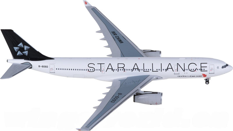 NG Models Air China for Airbus A330-200 B-6093 Star Alliance 1:400 Airplane Pre-built Airliner Model Display