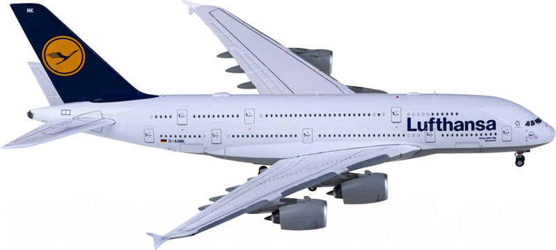 JC Wings Lufthansa for Airbus A380 D-AIMK 1:400 Airplane Pre-built Airliner Model Display