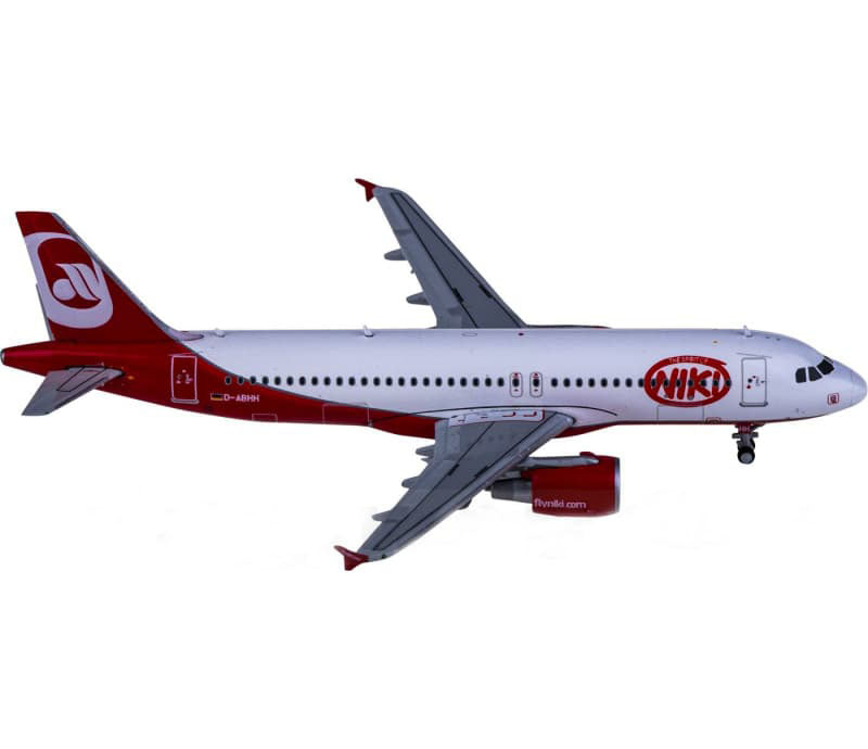 JC Wings Niki Airbus A320 D-ABHH 1:400 Aircraft Pre-built Airliner Model Display