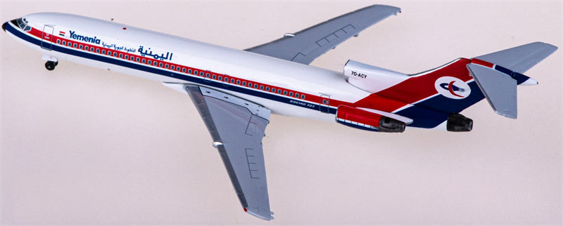 AeroClassics Yemenia for Boeing 727-200 7O-ACY 1:400 Airplane Pre-built Airliner Model Display