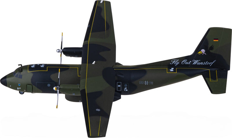 Herpa Luftwaffe Transall C-160 50+93 1:200 Diecast Model view 3