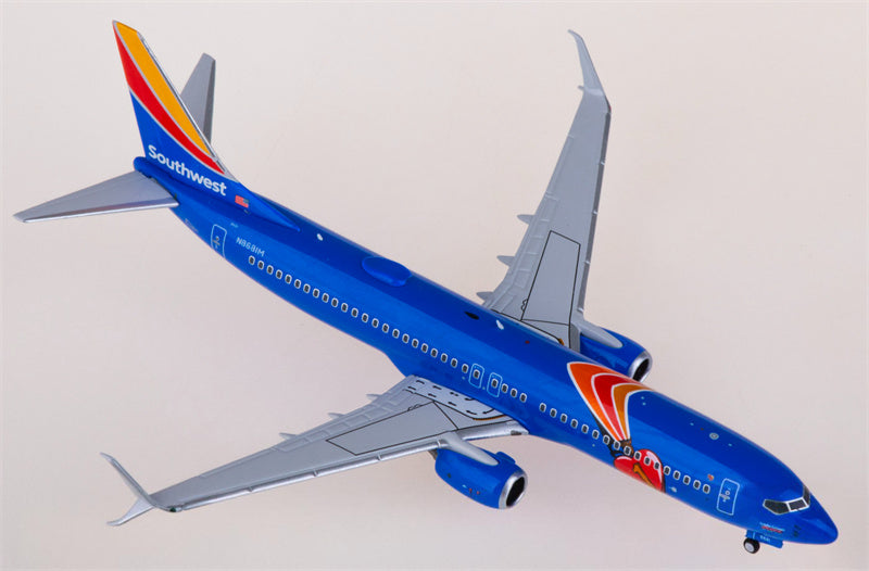 NG Models 1:400 Southwest Airlines Boeing 737-800 N8681M Diecast Model view 4