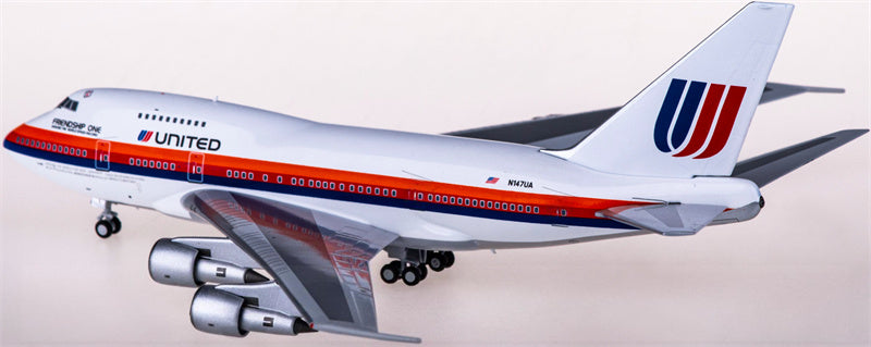NG Models United Airlines Boeing 747SP N147UA 1:400 Diecast Model view 4