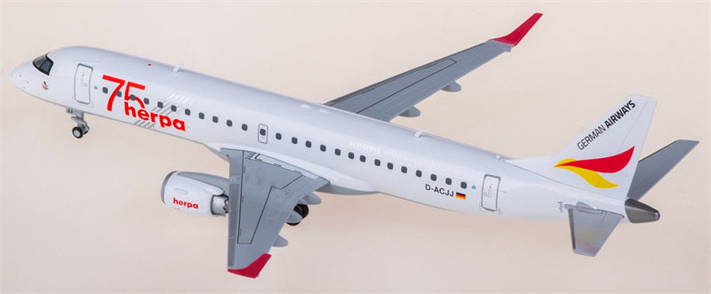 Herpa German Airways Embraer ERJ-190 D-ACJJ 1:200 ABS Model view 4