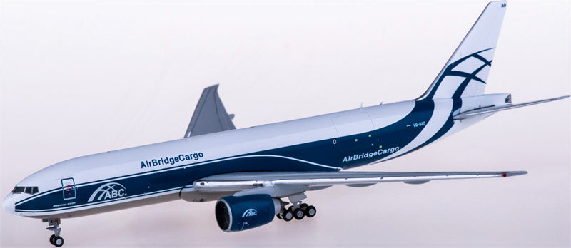Geminijets AirBridgeCargo for Boeing 777-200LRF VQ-BAO 1:400 Airplane Pre-built Airliner Model Display