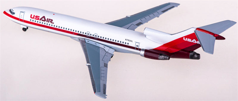 AeroClassics US Air for Boeing 727-200 N762AL 1:400 Airplane Pre-built Airliner Model Display