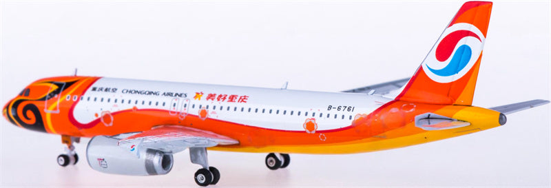 Phoenix Chongqing Airlines Airbus A320 B-6761 1:400 Diecast Model view 4
