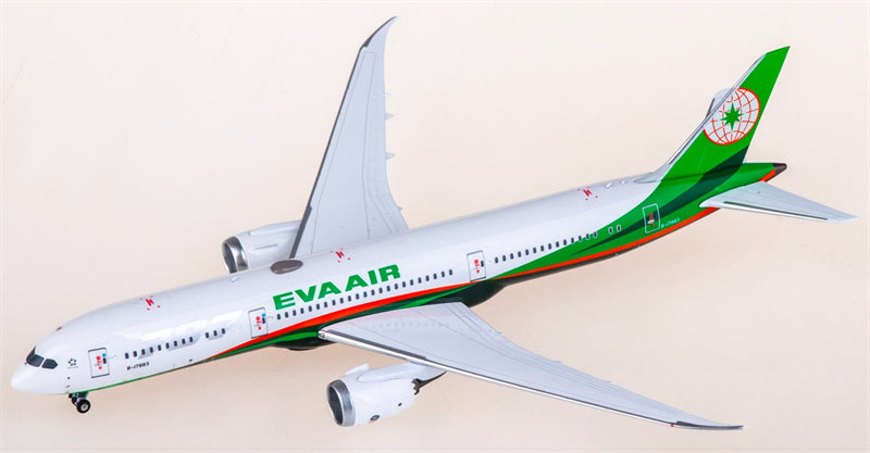 NG Models 1:400 EVA Air Boeing 787-9 Dreamliner B-17883 Diecast Model view 4