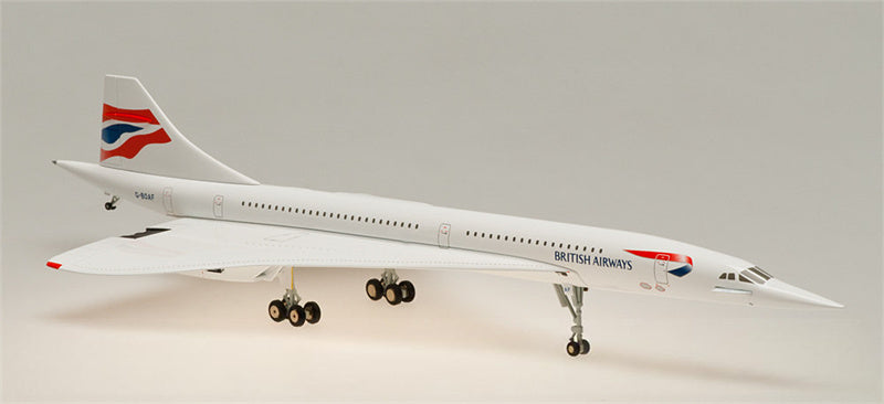 Hogan BRITISH AIRWAYS CONCORDE G-BOAF 1:200 Diecast Model view 5