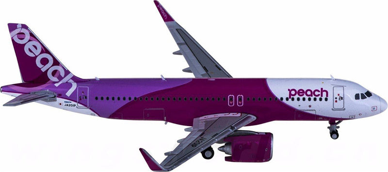 JC Wings Peach Aviation Airbus A320neo JA201P 1:400 Diecast Model view 3